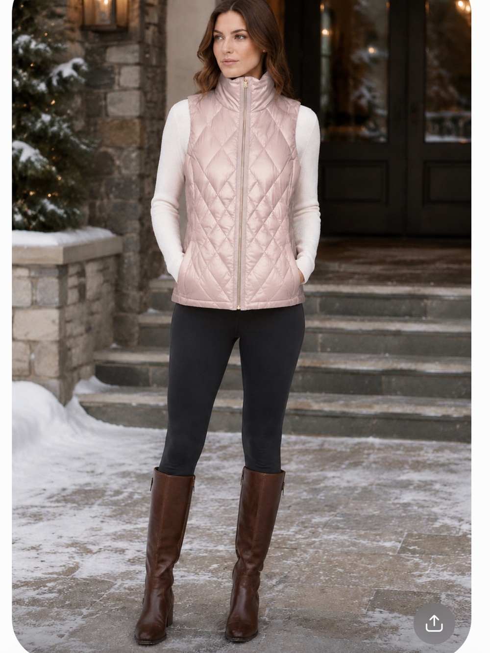 Athleta Responsible Down Goose Vest XS